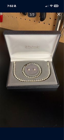 freshwater pearl set