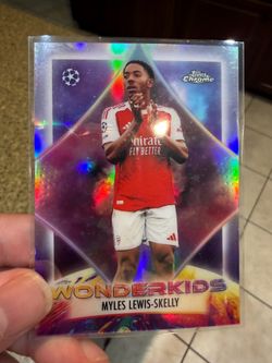 Myles Lewis-Skelly Wonderkids Topps Chrome 25/26 uefa club competitions