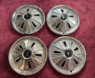 Ford Mustang Chrome Hubcaps Set of 4