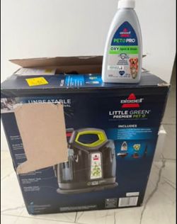 BISSELL Little Green Premier Pet Portable aDeep Cleaner, 3500