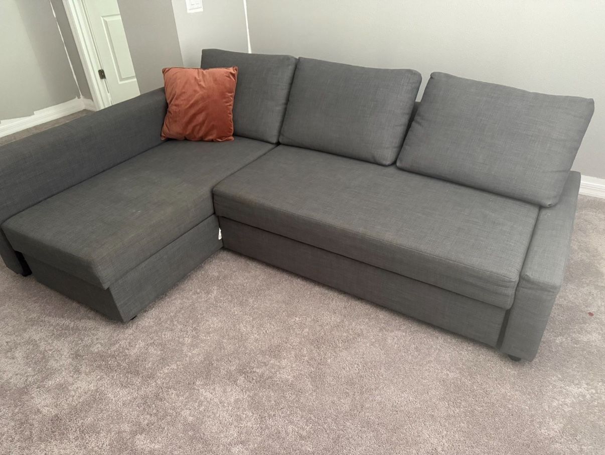 Sleeper Sectional, 3 Seat, With Storage