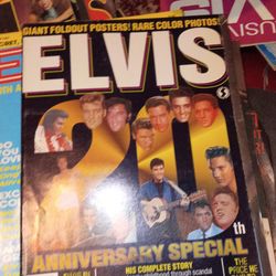 25$each one elvis magazines