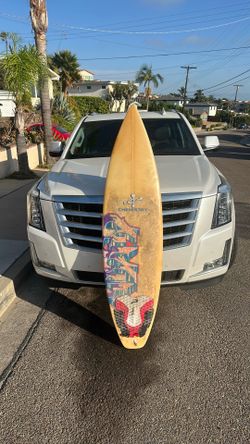 Surf board - Chemistry - hand shaped - 6ft - 18&3/4 inch width - 2&3/8 thick