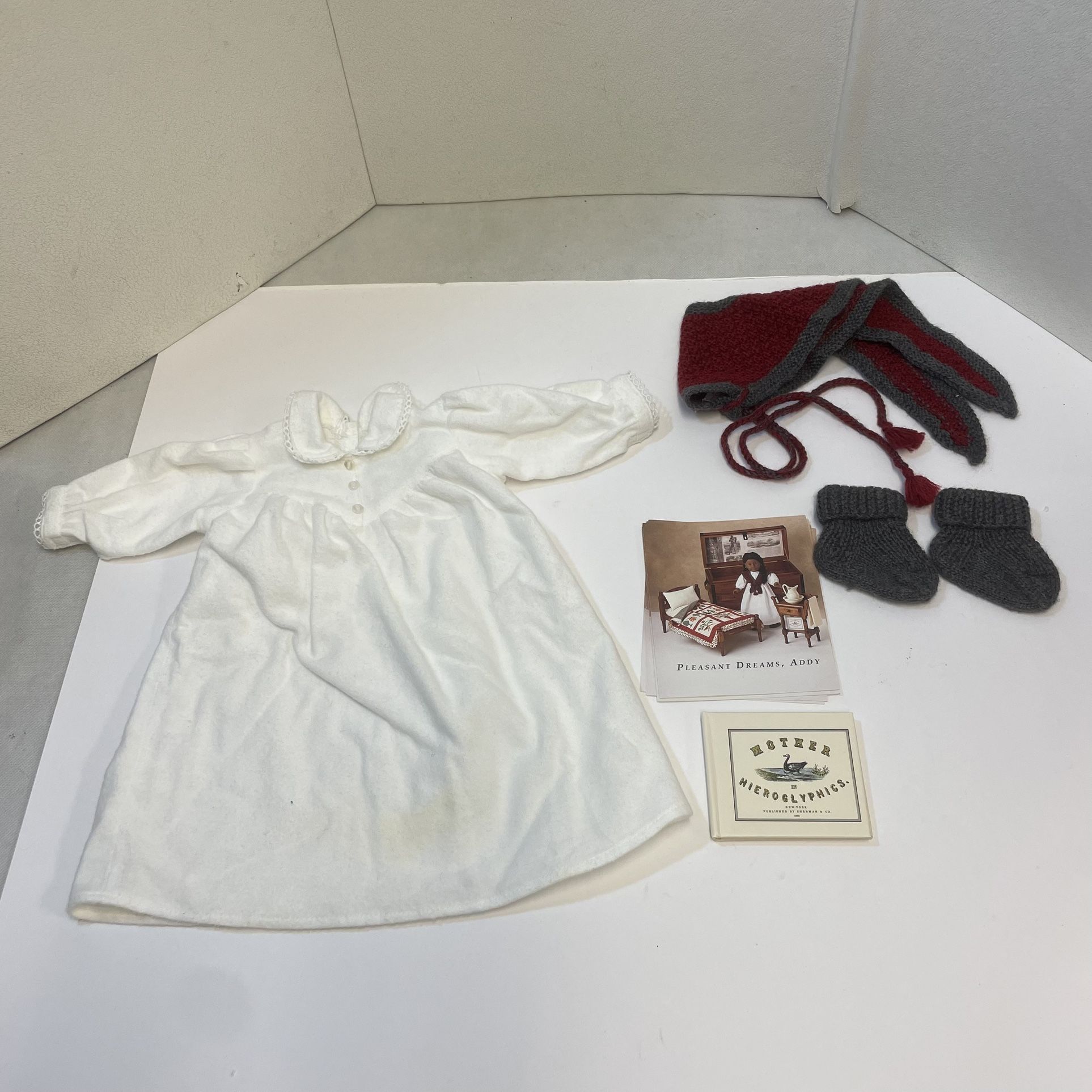 Vtg Pleasant Company American Girl Addy Pleasant Dreams Outfit Accessory SET Lot