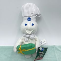 Pillsbury Doughboy 7 Plush Beanie Holiday Warmth 