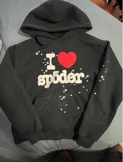 Sp5der I Love Sp5der Black Hoodie