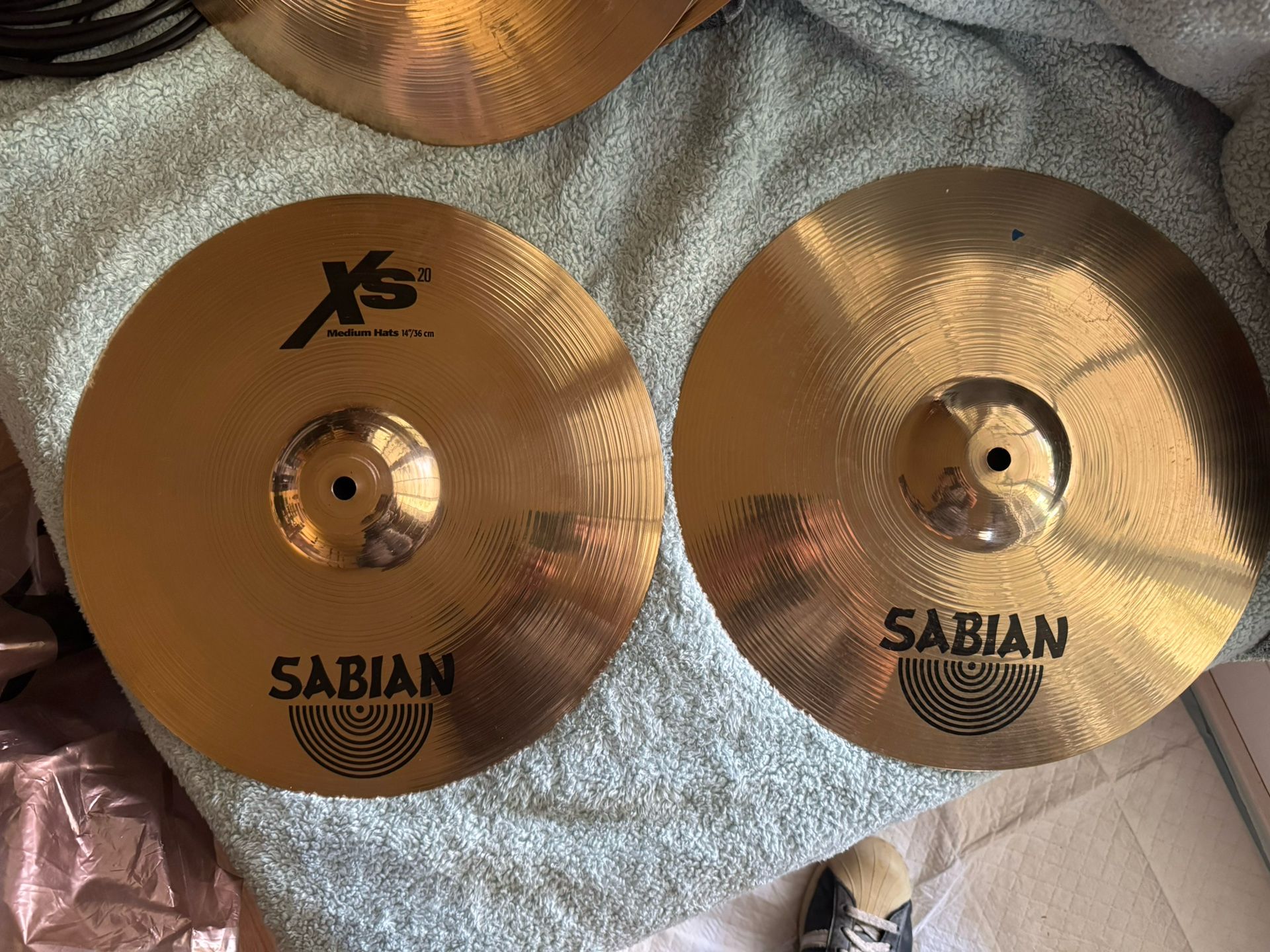 Sabian XS 20 14” Medium Hi Hats Cymbals
