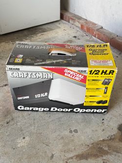 Unused Craftsman 1/2 HP Garage Door Opener – New in Box – $200 💰