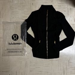 Lululemon Gold Zipper Jacket Size 2,4,6