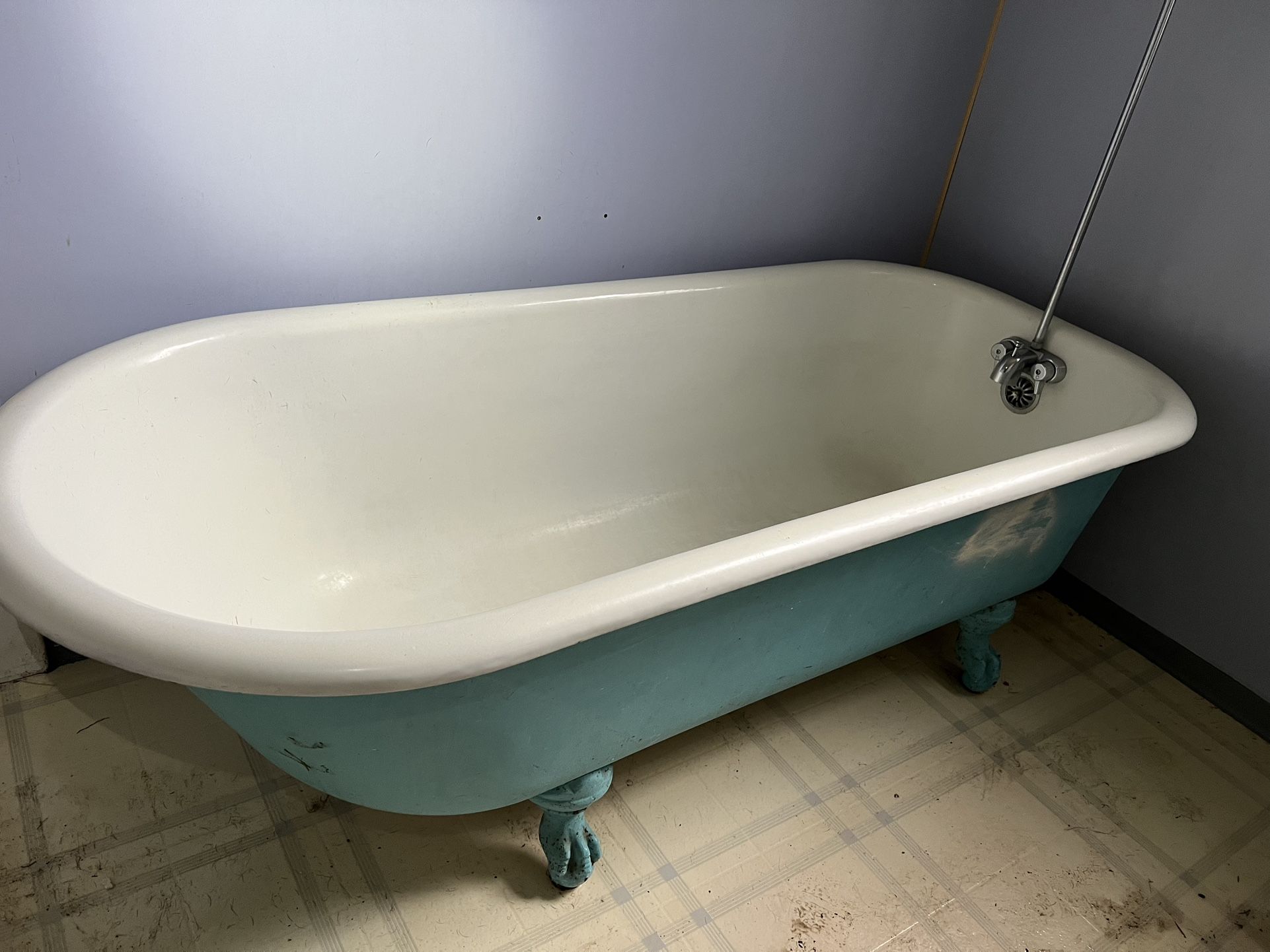 Vintage Clawfoot Bathtub