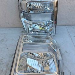 08-10 Ford F250 F350 F450 F550 Super Duty Headlights Luces Micas Calaveras Faros Faroles Focos