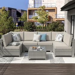 Brand New Gray Sectional Sofa Couch 