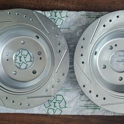 Drilled & Slotted Rear Rotors