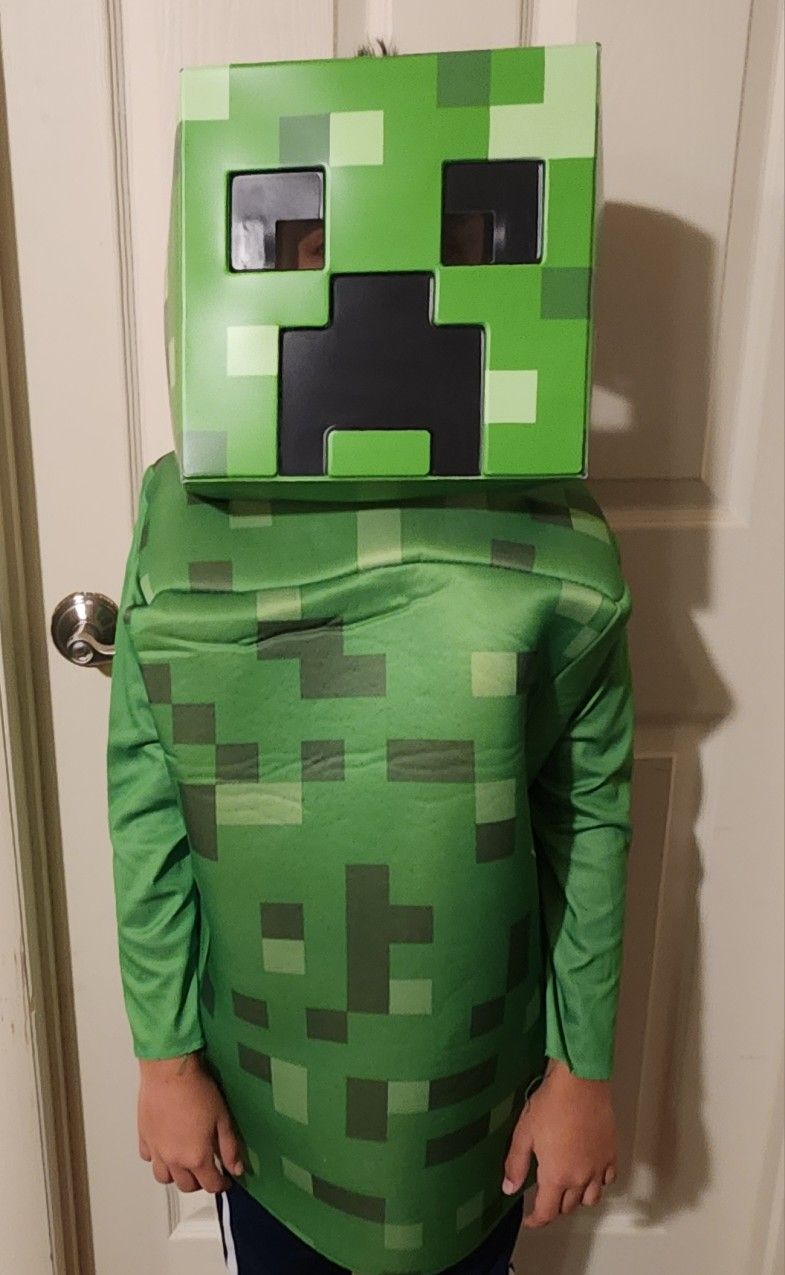Kids Minecraft Costume (with Extra Mask)