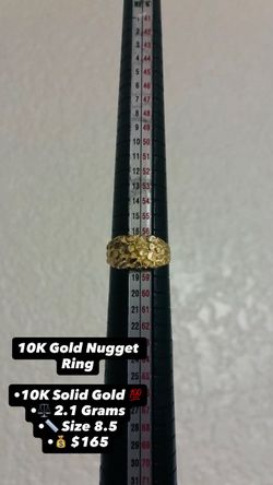 10k Nugget Ring