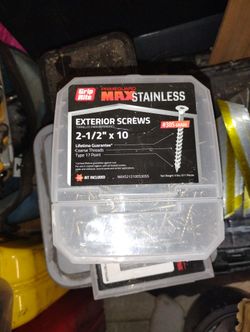 Stainless Steel Exterior Screws