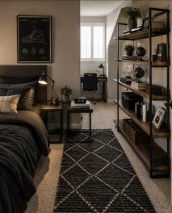 Industrial Modern Side Tables / Nightstands – Set of 2