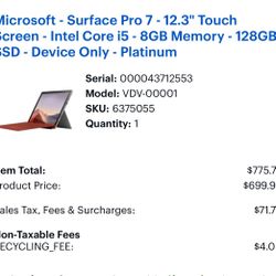 Surface Pro 7