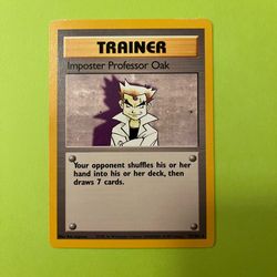 Pokemon, Imposter Professor Oak (Base Set 73/102)