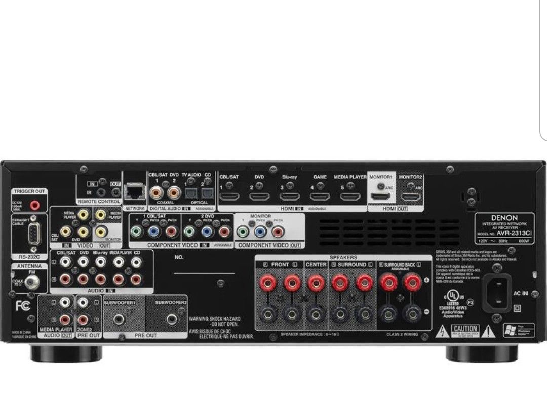 Denon AVR2313ci 7.2 Channels INCOMMAND Series
