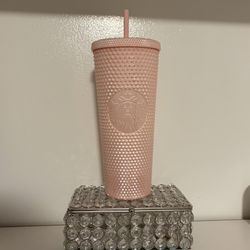 Pearl Pink Starbucks Tumbler 