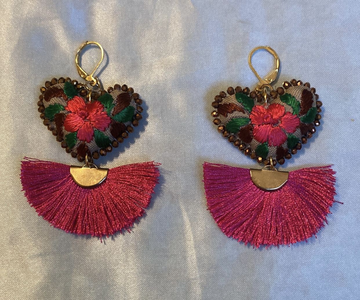 Mexican Embroidered Earrings