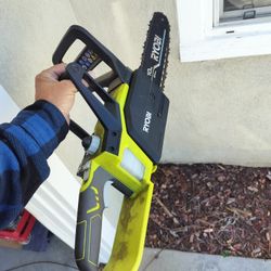Ryobi Battery Operated Chain Saw 