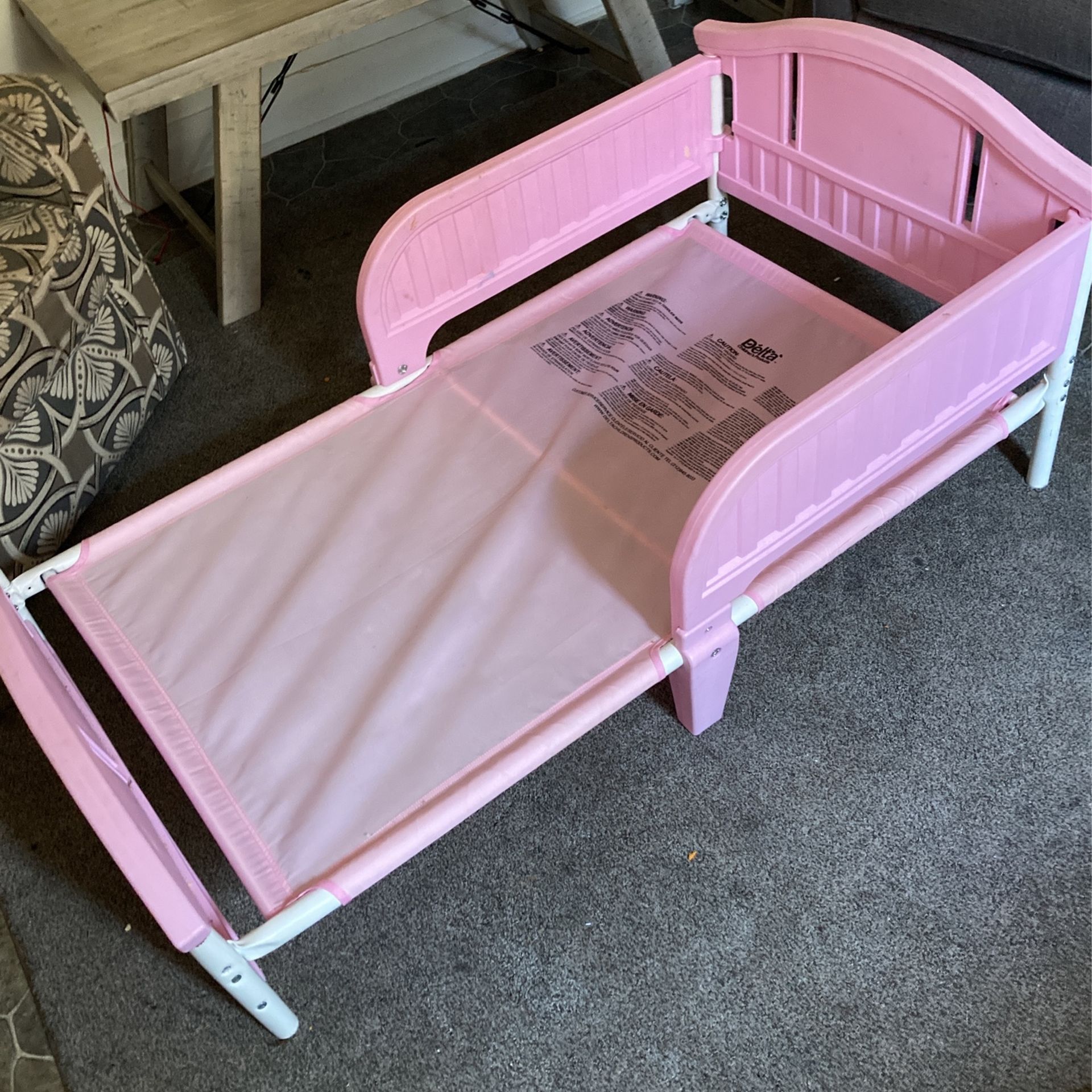 Pink Toddler Bed