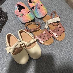 Little Girls Size 9 And 10 Shoes