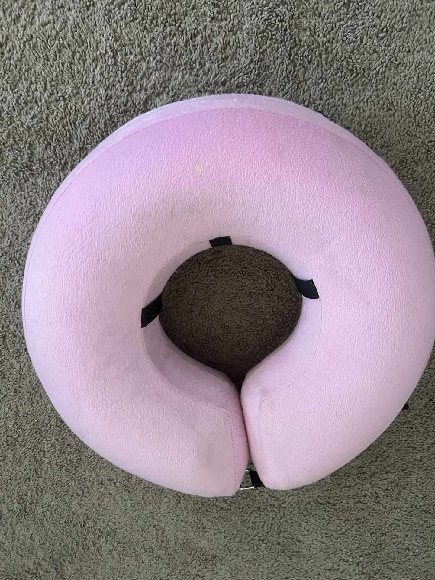 Soft Inflatable Dog Collar Pink 