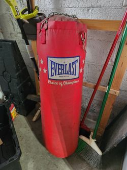 Everlasting hanging heavy bag 70 lbs