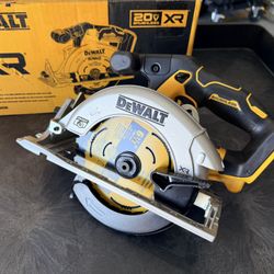 New DEWALT 20V MAX Lithium-Ion Cordless 6-1/2 in. Circular Saw (Tool Only) $175  + $75 for 4Ah battery  & charger 