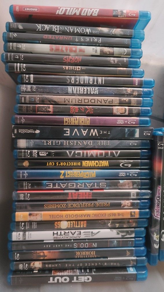 action /comedy Blueray DVD's