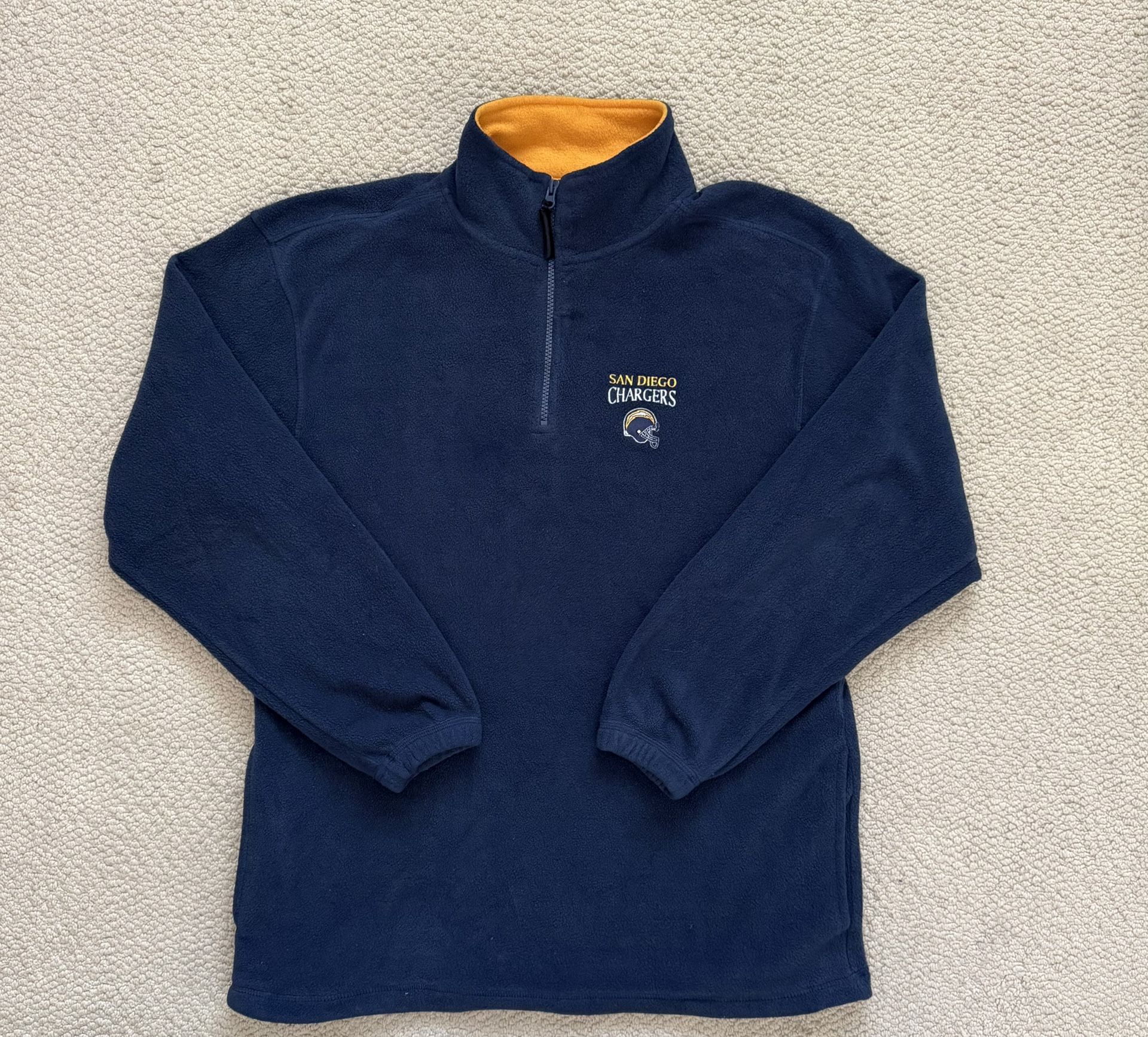 Vintage 90’s/2000’s San Diego Chargers Quarter Zip Fleece Sweatshirt
