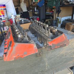 OEM Original GM 1966 (1960-67) Chevy Small Block Cylinder Heads 