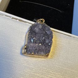 Quartz , Real Stone Pendant 
