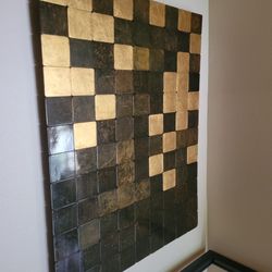 Midcentury Laquered Wall Art