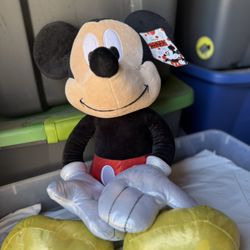 MICKEY and MINNIE MOUSE (NEW and RARE) 10” SHINY Doll SET