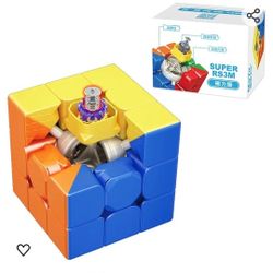 CuberShop Moyu Super RS3M 2022 Magnetic 3x3 Speed ​​Cube, Professional Moyu RS3 M 3x3 Magnetic Speed ​​Cube Stickerless, Upgraded Version of Moyu RS3M