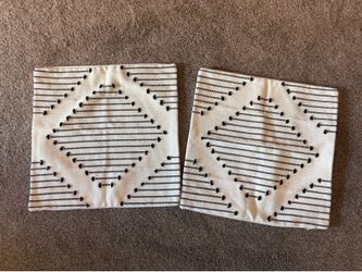 Decorative pillow shams (2)
