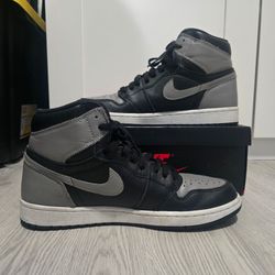 Air Jordan 1 Retro High OG Shadow Black/Medium Grey 555088-013 Size 9.5 $110 OBO