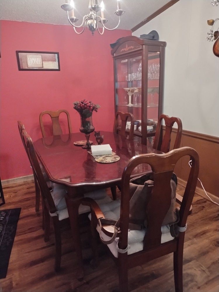 Ashley Dining Room Set With China Cabinet