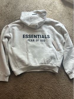 *NEW* Grey oatmeal essential hoodie NEVER WORN