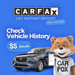 5$ Cheap CarFax Report On Demand - Fast And Reliable 