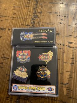 SuperBowl Pin set