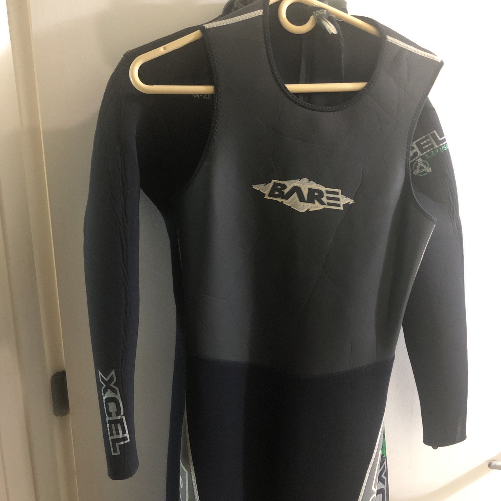 Two Wet Suits Men’s Or Unisex Size One Small One Medium Xcel And Bare