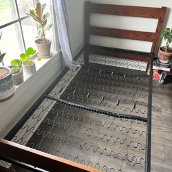 Wooden bed frame 
