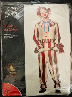 Adult Clown In A Cornfield Frendo The Clown Costume Halloween (LARGE) Officially Licensed Horror BRAND NEW IN PACKAGING (Price Is FIRM)