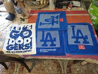 Bushes Like New Condition Dodgers Towels 4pk $35
