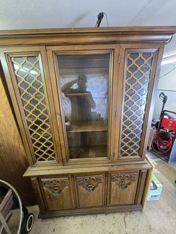 China cabinet.